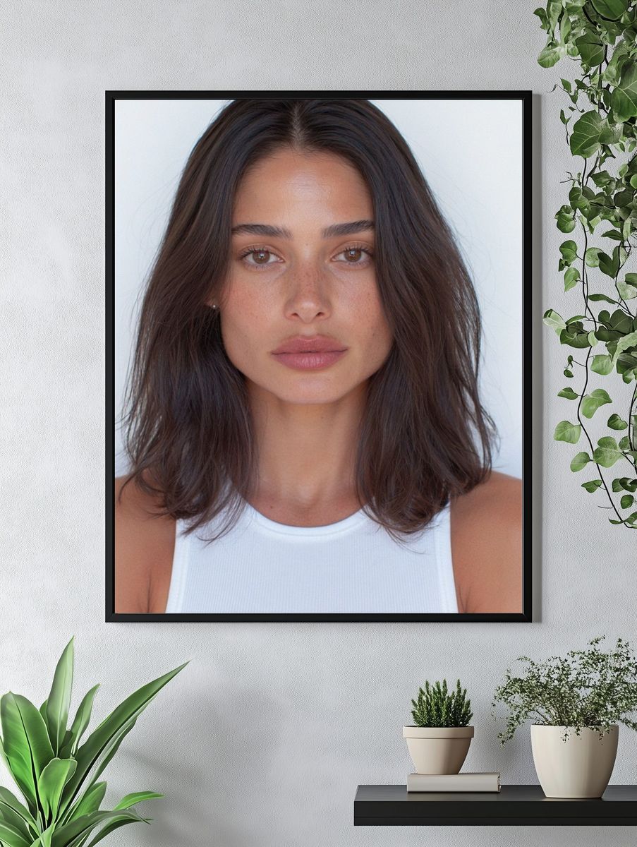 Minimalist Portrait Poster. — room view 4