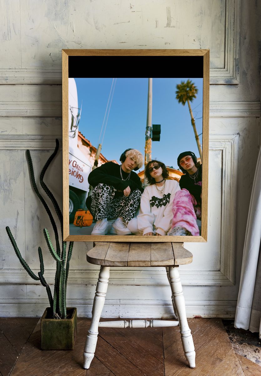 Streetwear Trio Photography Poster. room preview