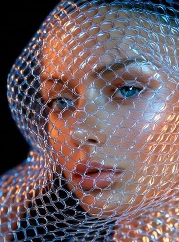 Futuristic Portrait Photography Poster. poster — photography art