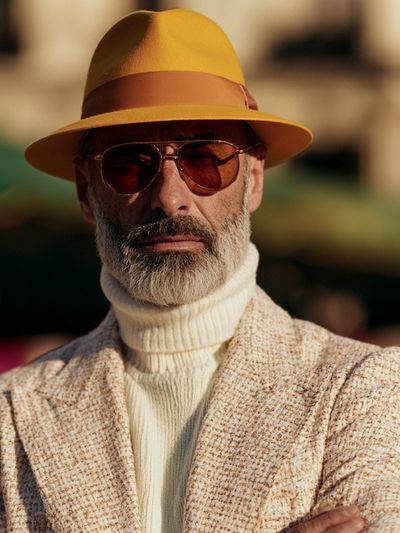 Stylish Man Portrait Photography Poster.