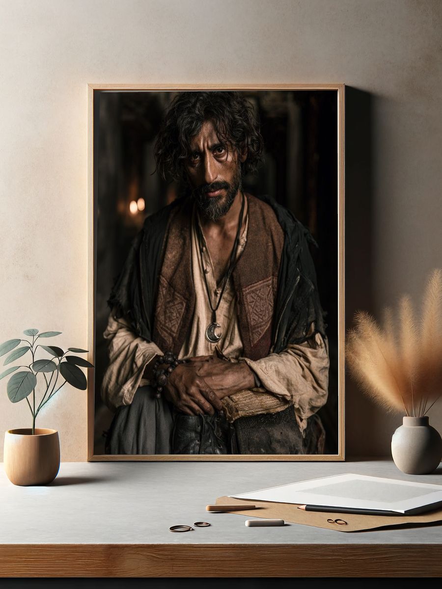 Moody Portrait Photography Poster. — room view 2