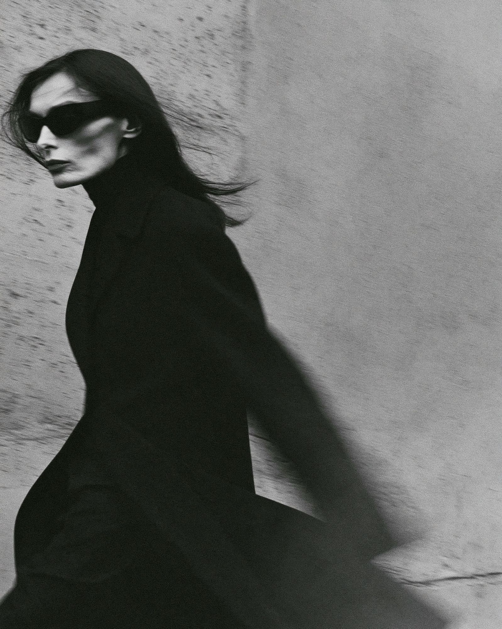 Shadowed Woman Photography Poster. poster detail