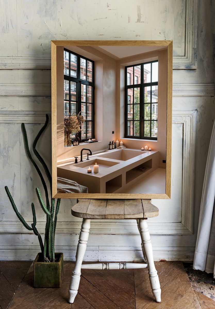 Spa Bathroom Interior Photography Poster. room preview