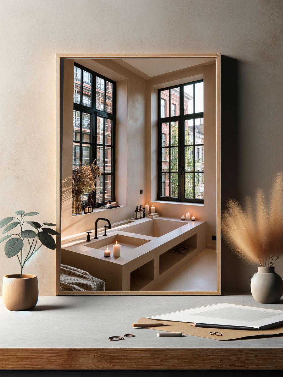 Spa Bathroom Interior Photography Poster. — room view 2