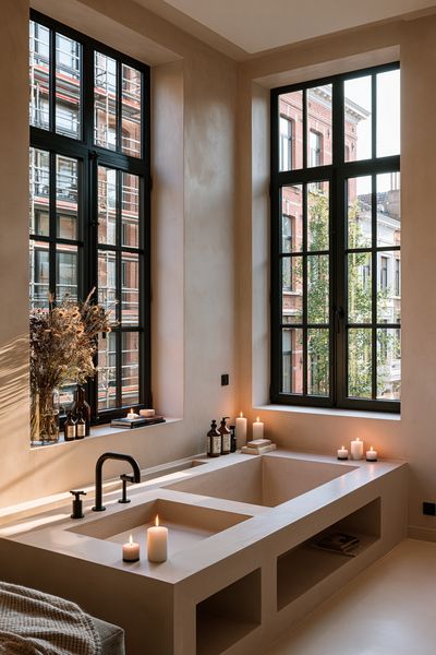 Spa Bathroom Interior Photography Poster. poster print