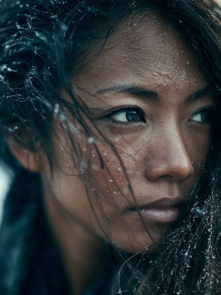 Moody Portrait Photography Poster. poster detail
