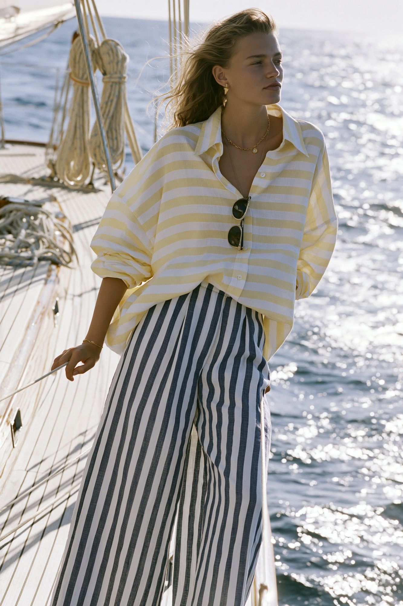 Sailing Fashion Portrait Poster. poster — photography art
