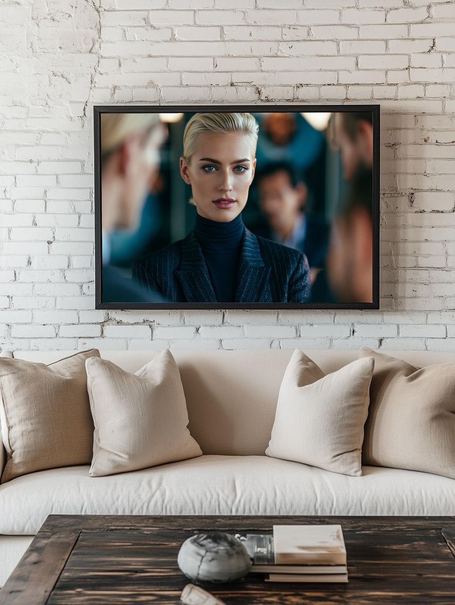 Blonde Portrait Photography Poster. room preview