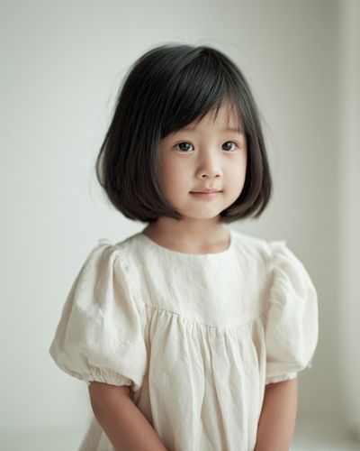 Soft Portrait of a Little Girl Print.