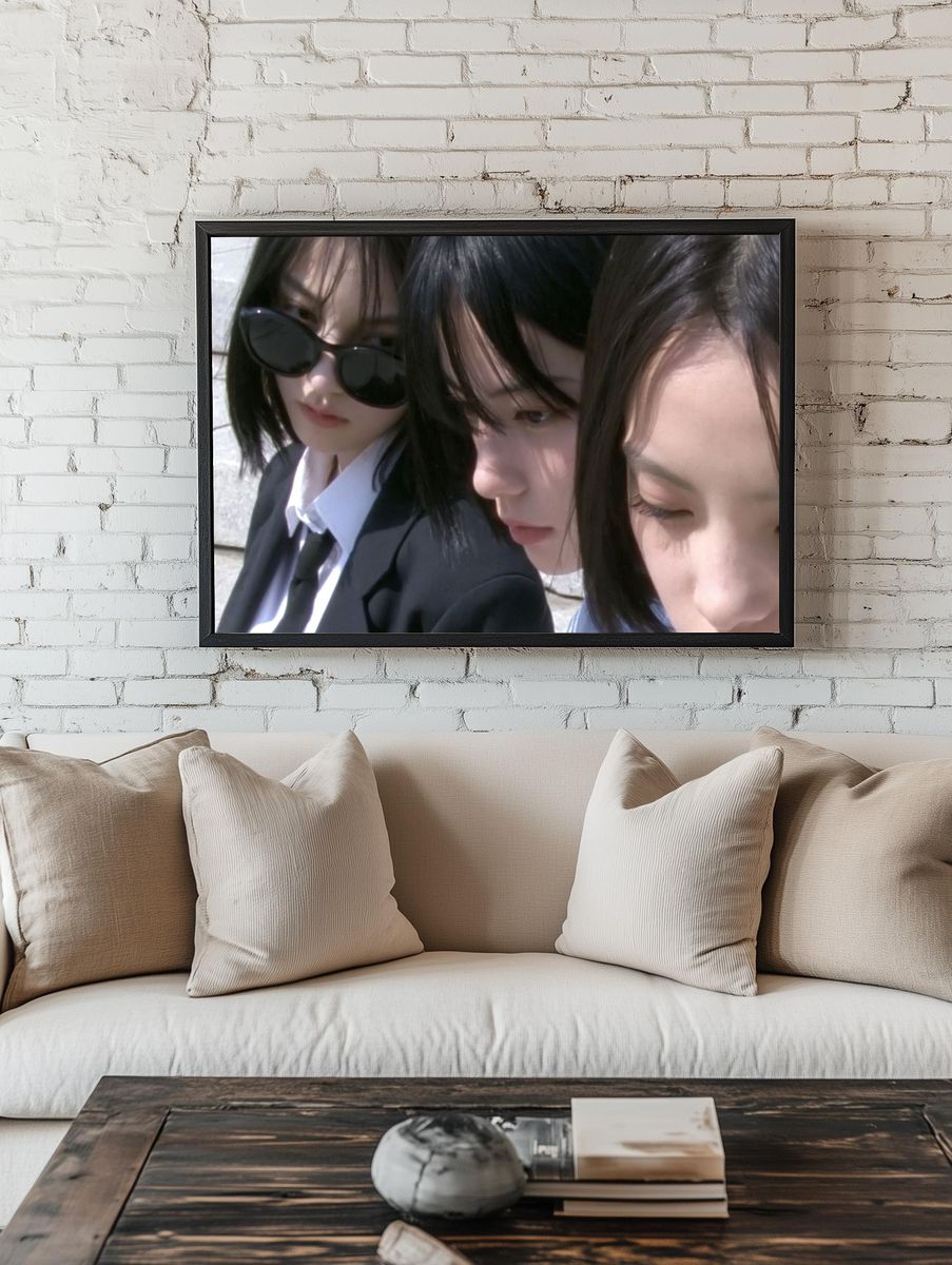 Three Women Portrait Photography Poster. — room view 1