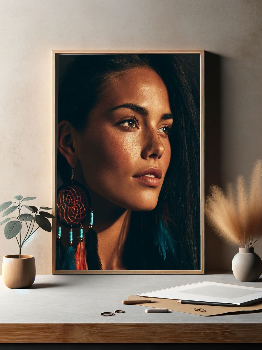 Dreamcatcher Portrait Photography Poster. — room view 2