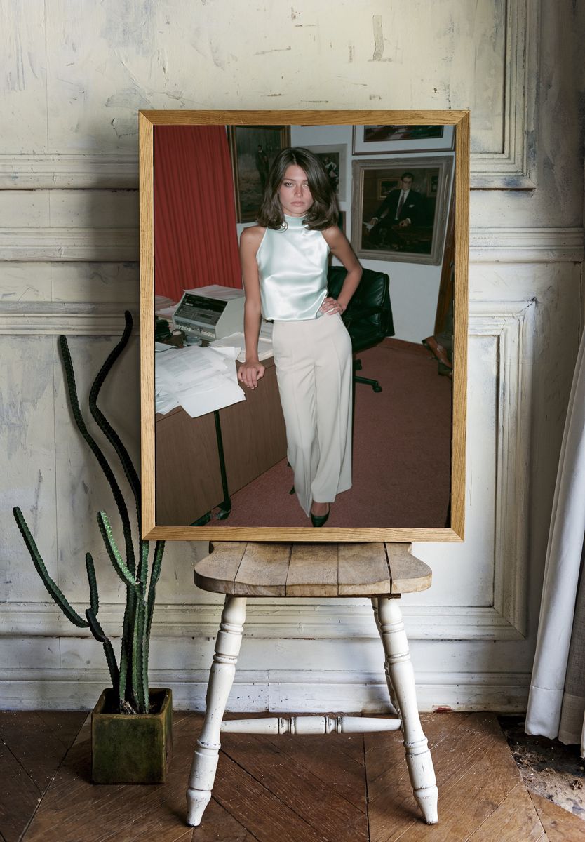 Vintage Fashion Portrait Poster. room preview