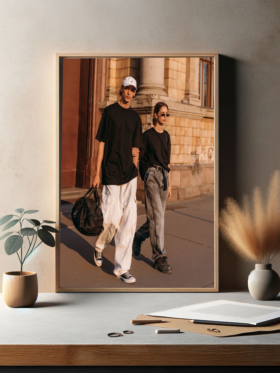 Urban Street Style Fashion Poster. — room view 2