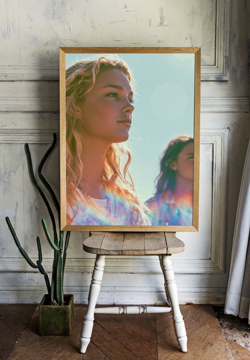 Sunlit Portrait Photography Poster. room preview