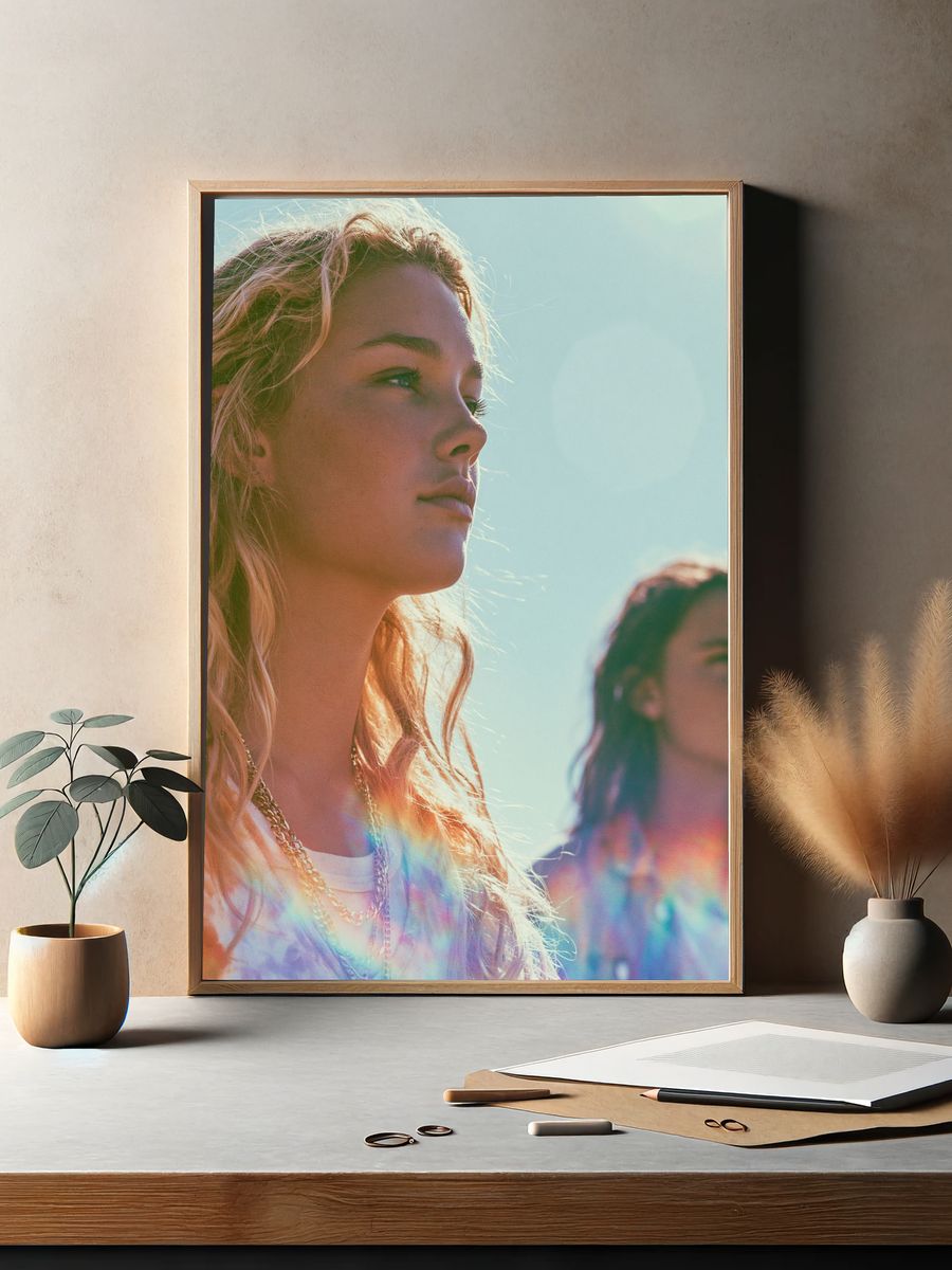 Sunlit Portrait Photography Poster. — room view 2