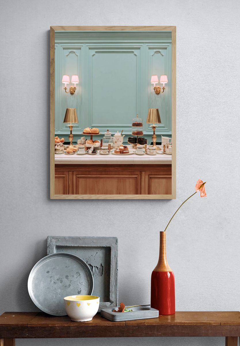 Elegant Tea Buffet Photography Poster. — room view 3