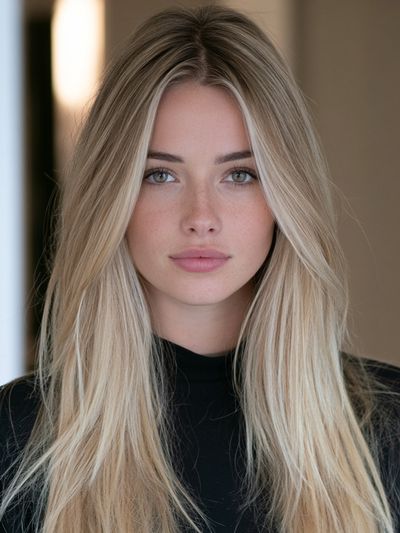 Blonde Portrait Photography Poster.