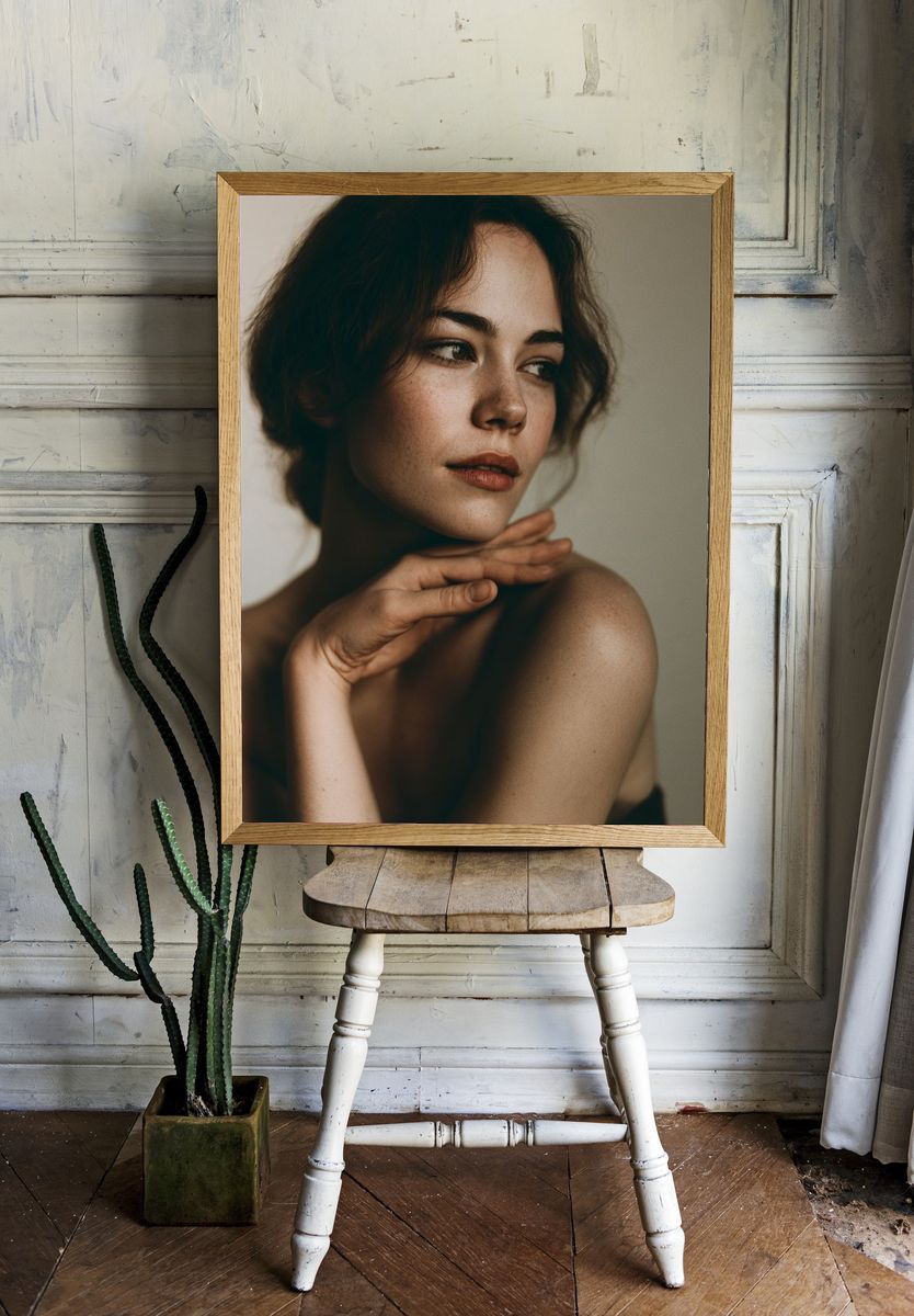 Soft Portrait Photography Poster. room preview