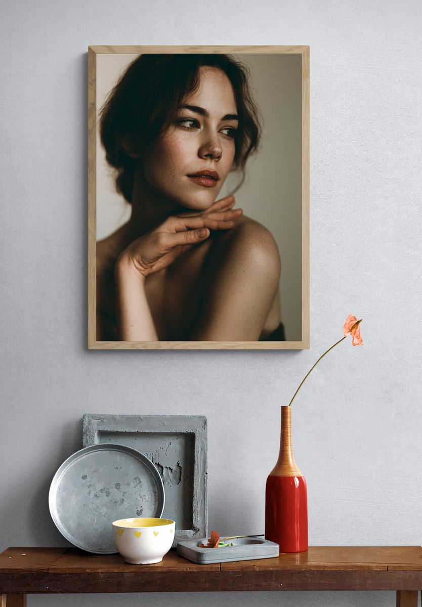 Soft Portrait Photography Poster. — room view 3