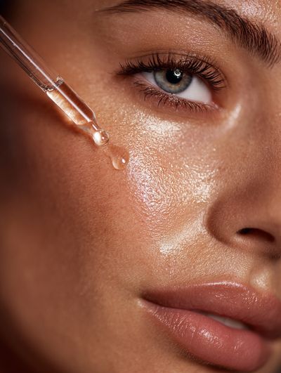 Radiant Skincare Portrait Poster. poster print