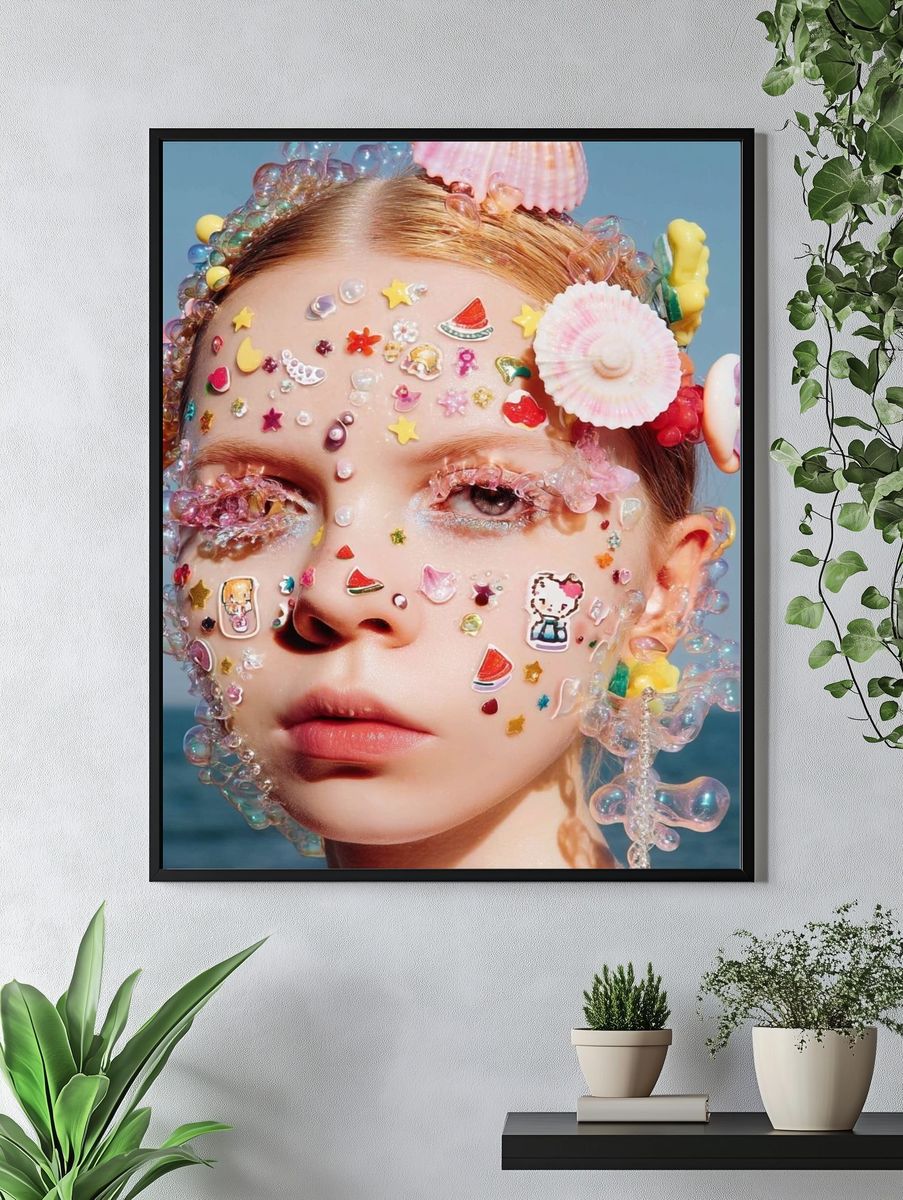 Candy-Sea Portrait Photography Poster. — room view 4