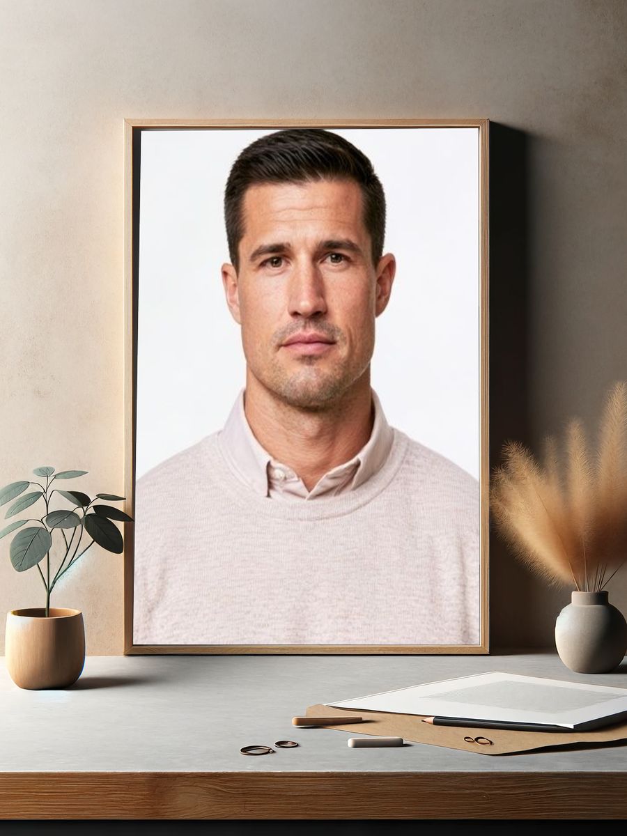 Studio Portrait Photography Poster. — room view 2