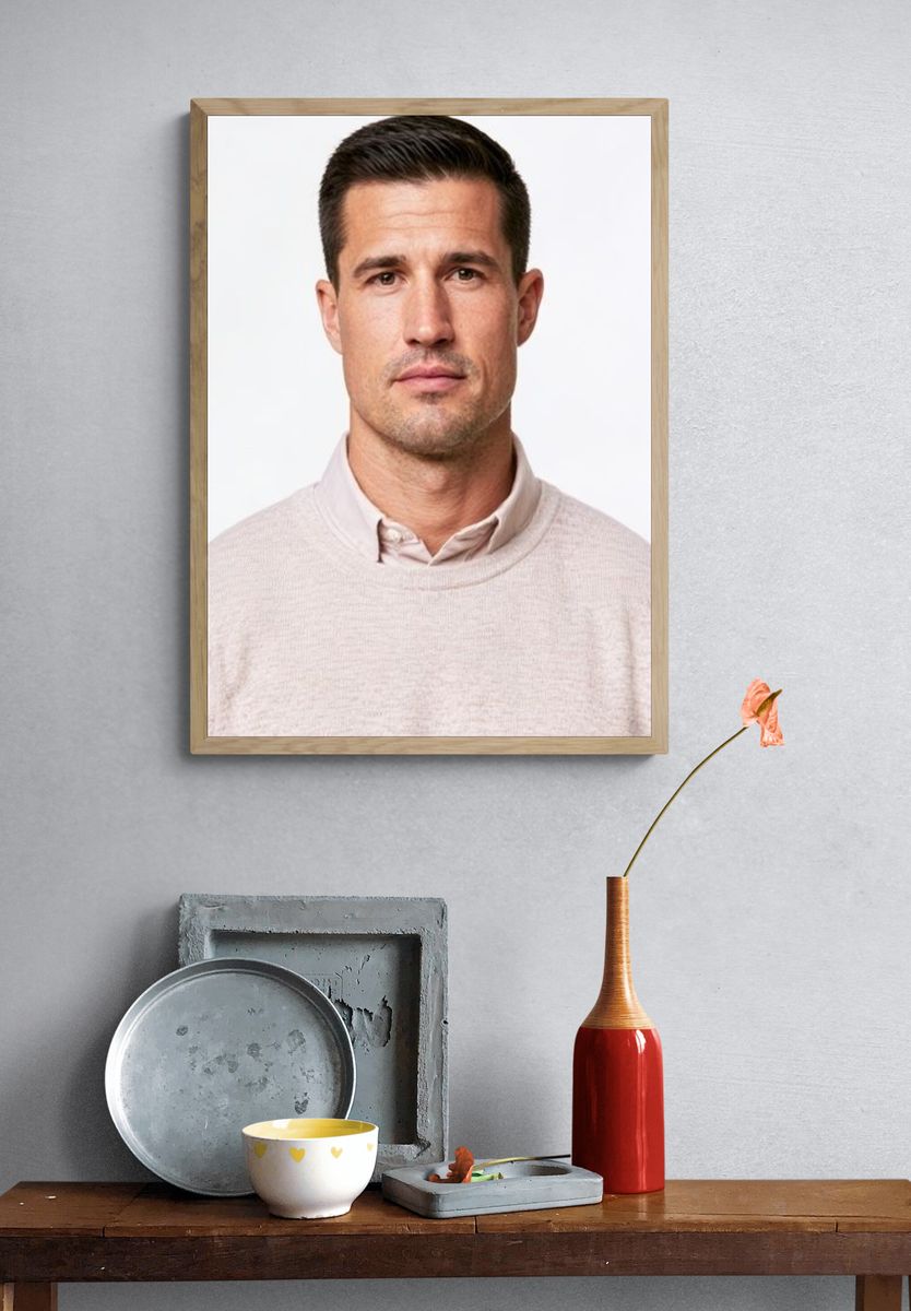 Studio Portrait Photography Poster. — room view 3