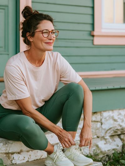 Relaxed Woman Portrait Photography Poster. poster