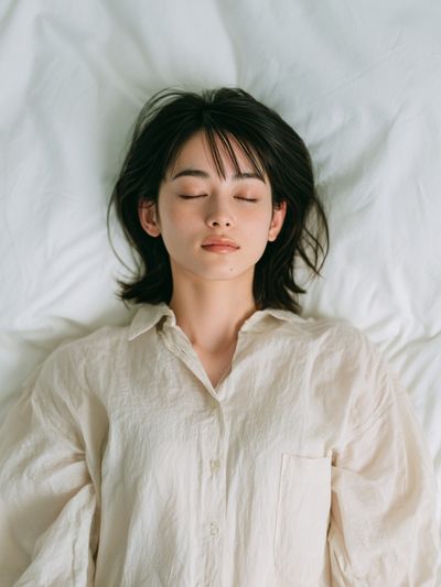 Sleeping Woman Portrait Print.