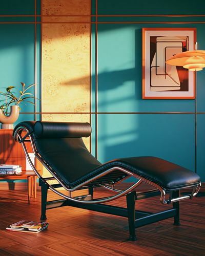 Mid-Century Lounge Chair Poster. poster