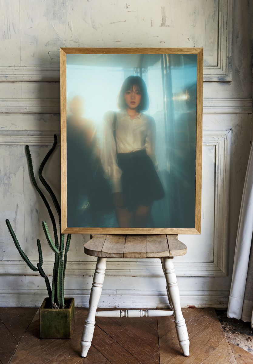 Dreamy Fashion Portrait Print. — room view 1