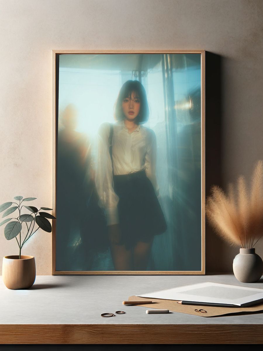 Dreamy Fashion Portrait Print. — room view 2