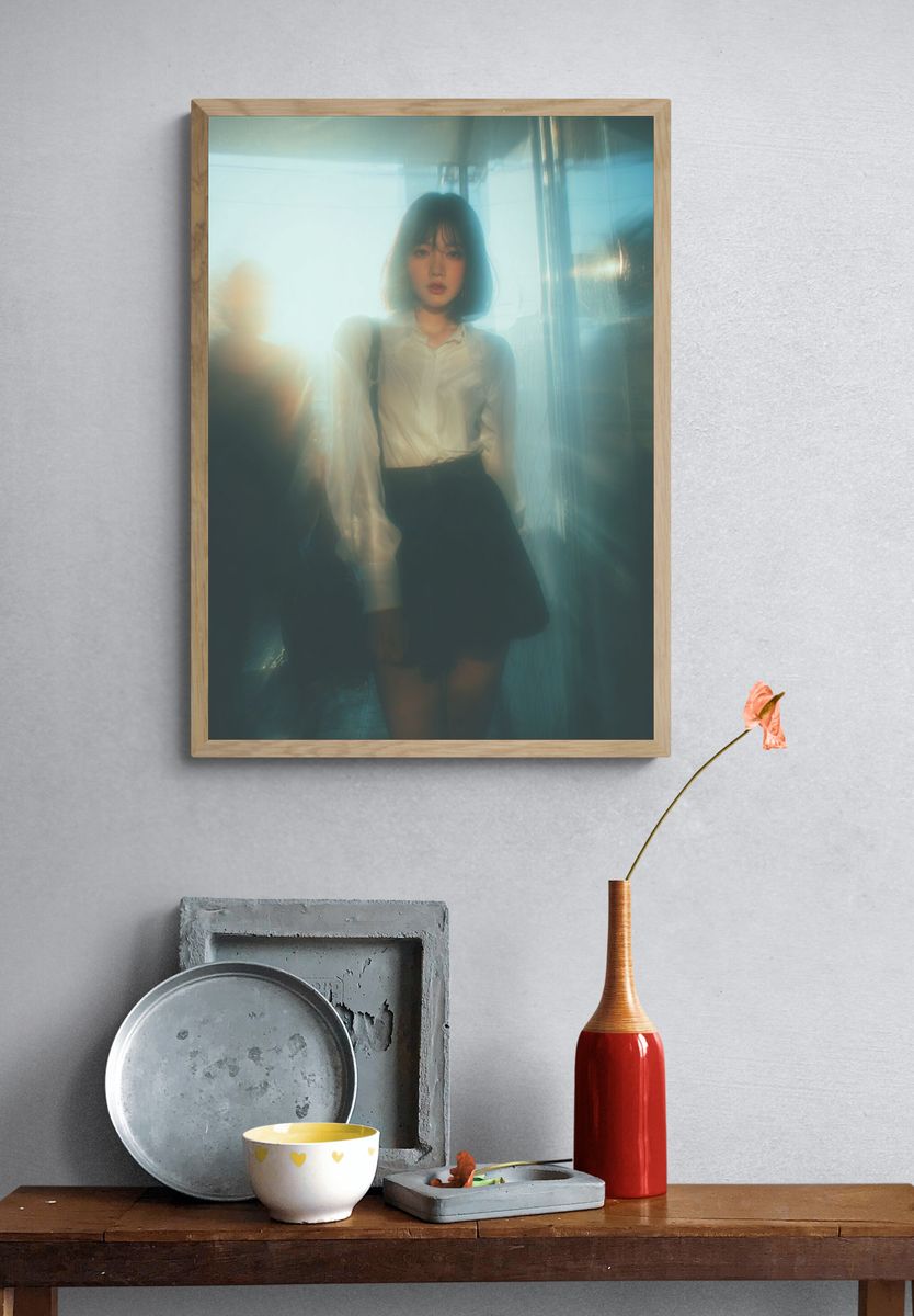 Dreamy Fashion Portrait Print. — room view 3