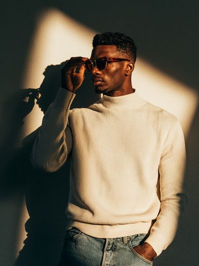 Stylish Man Portrait Photography Poster.