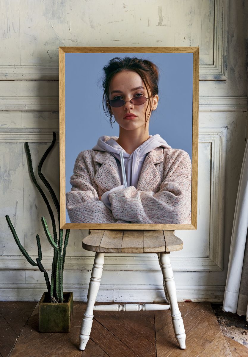 Cool Street Style Portrait Poster. room preview