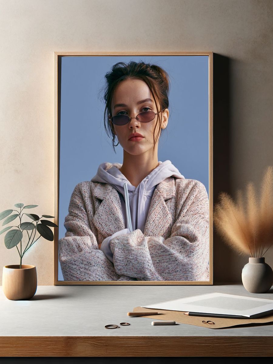 Cool Street Style Portrait Poster. — room view 2