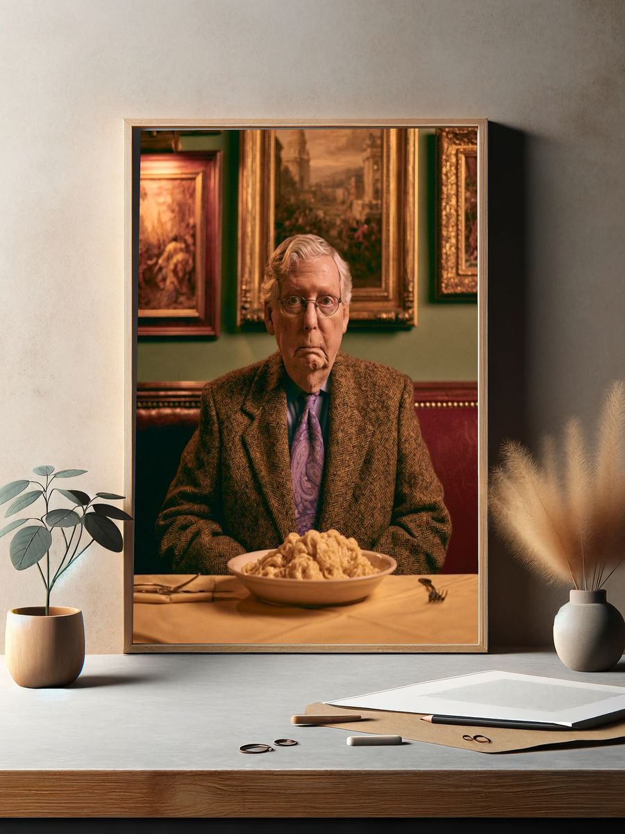 Portrait of an Elderly Man — Photography Print. — room view 2