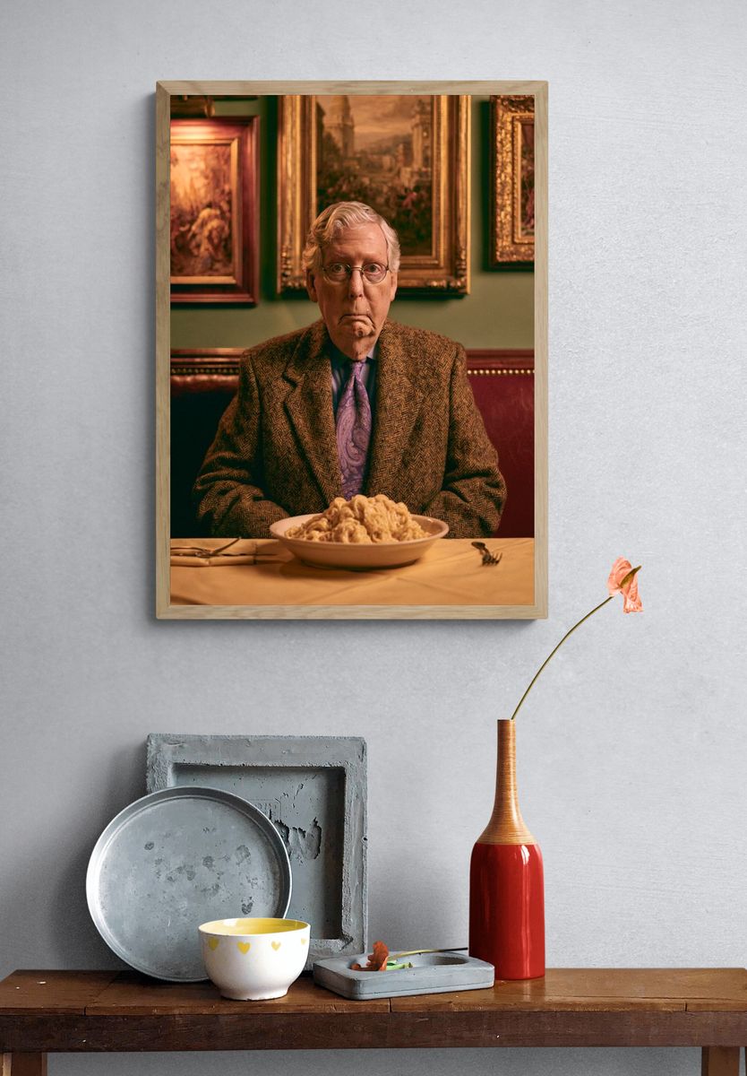 Portrait of an Elderly Man — Photography Print. — room view 3