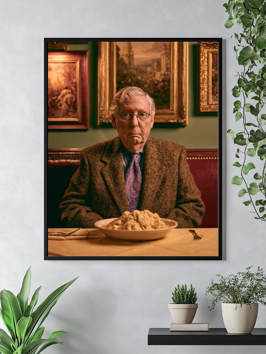 Portrait of an Elderly Man — Photography Print. — room view 4