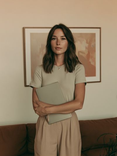 Neutral Portrait Photography Poster.