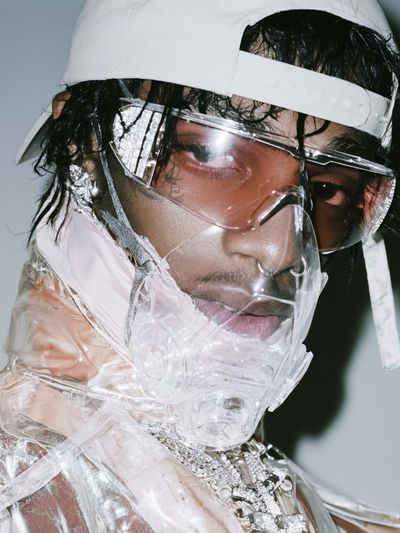 Futuristic Portrait Photography Poster. poster