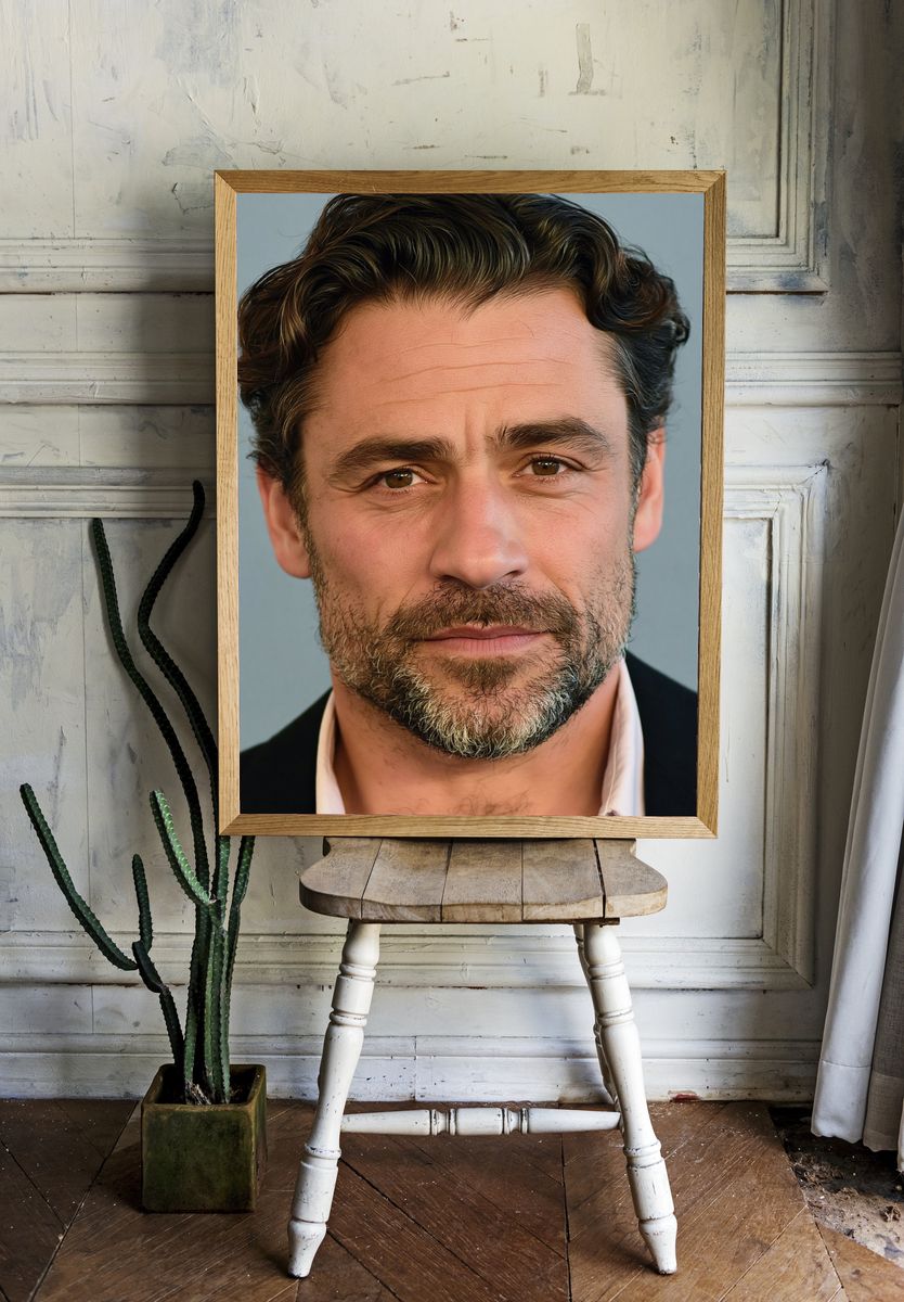 Male Portrait Photography Poster. — room view 1