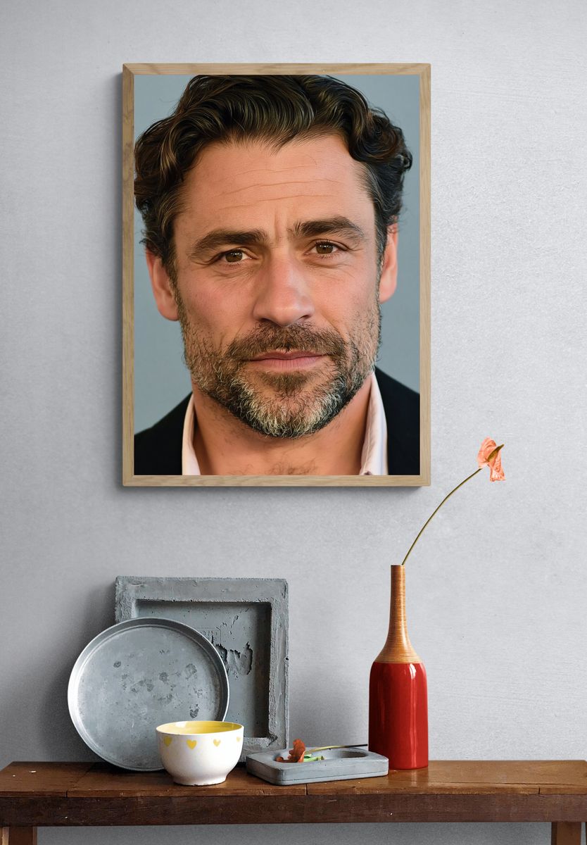 Male Portrait Photography Poster. — room view 3