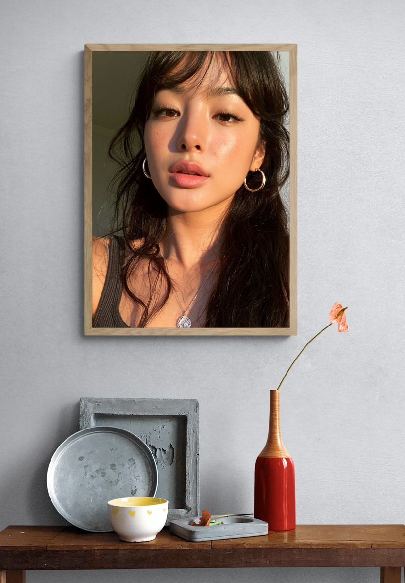 Sunlit Portrait Photography Poster. — room view 3