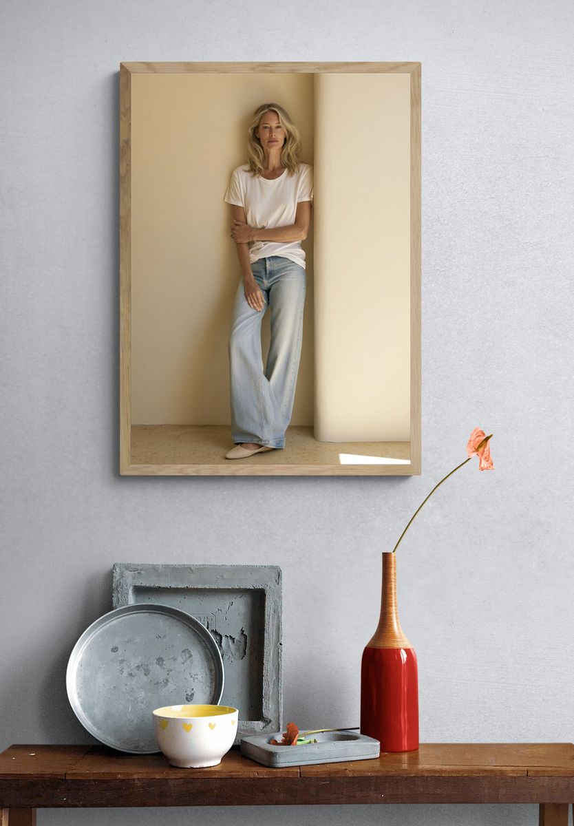 Minimalist Portrait Poster. — room view 3