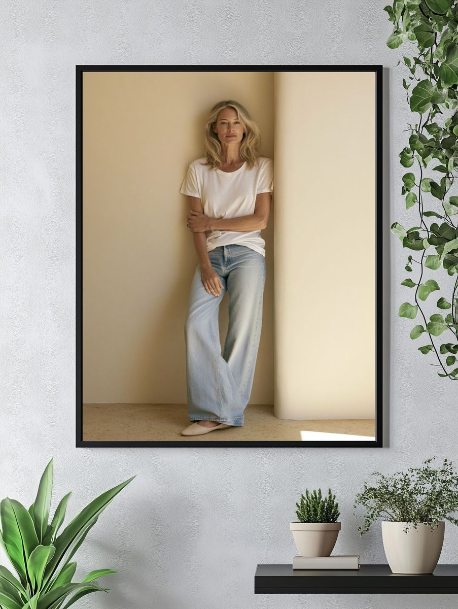 Minimalist Portrait Poster. — room view 4