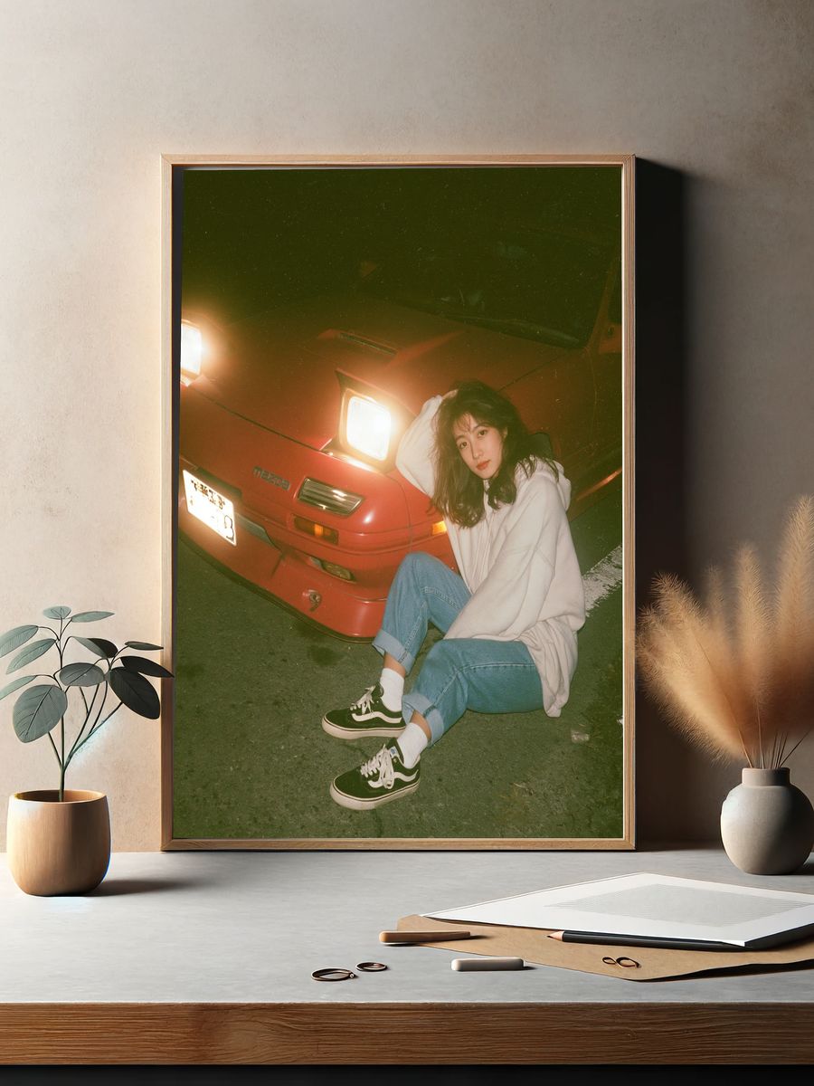 Night Street Portrait with Mazda Poster. — room view 2