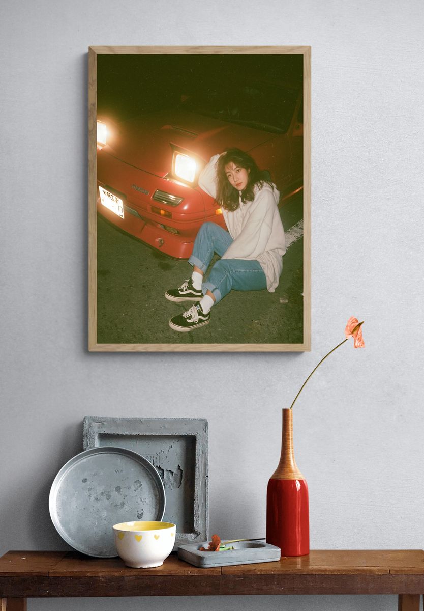Night Street Portrait with Mazda Poster. — room view 3