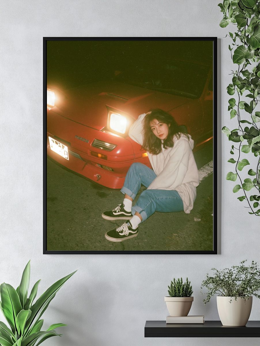 Night Street Portrait with Mazda Poster. — room view 4
