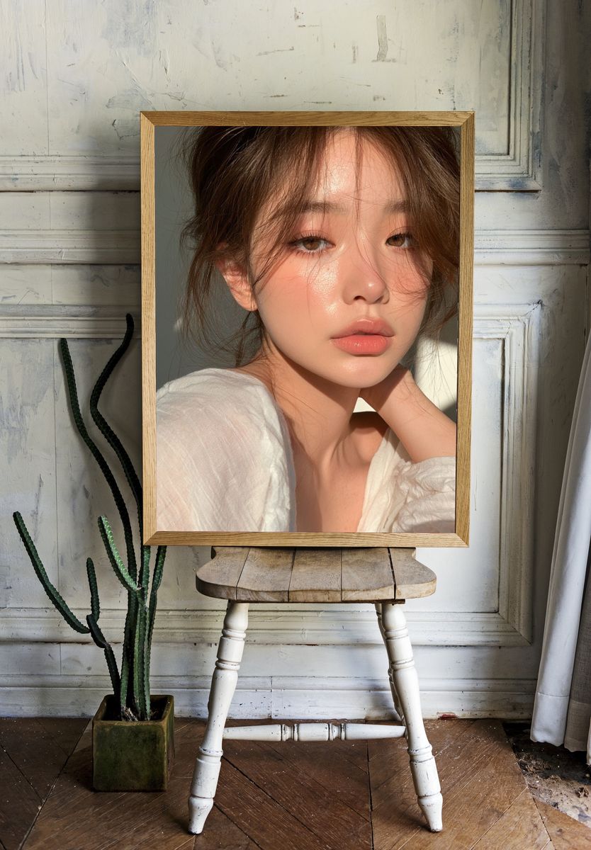 Soft Light Portrait Print. — room view 1